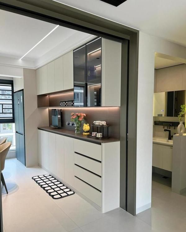 神仙木工打的餐边柜，真的好绝啊，快来抄作业！ - 家居知识