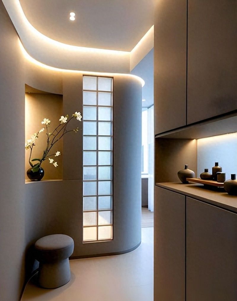 弧形镂空悬空端景设计，意式风格再掀高端美学风潮