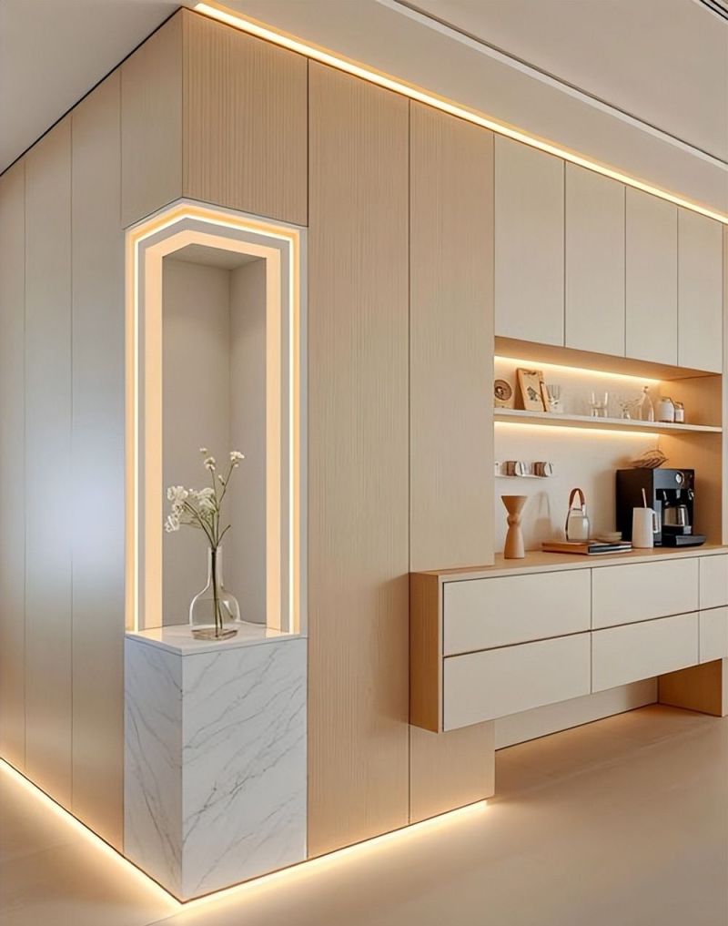 弧形+镂空+悬空端景！意式风又双叒高端局啦! - 家居知识