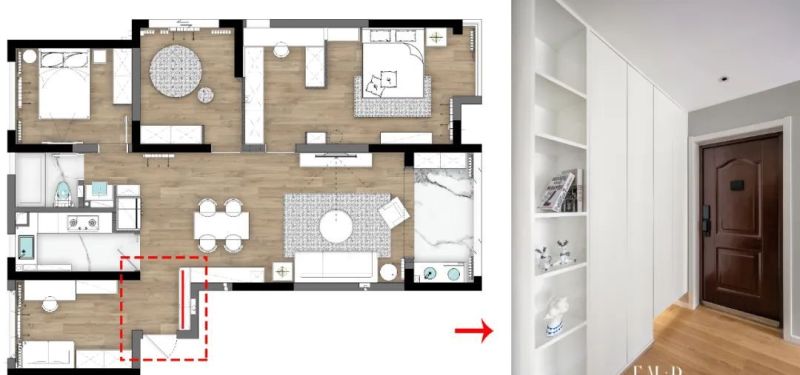 越来越多人选择定制柜设计，7个功能区高效利用，功能性属第一 - 家居知识