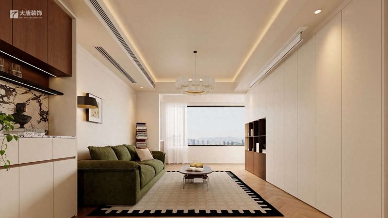 株洲装修设计：125㎡现代中古风装修，呼吸感的家 - 家居知识