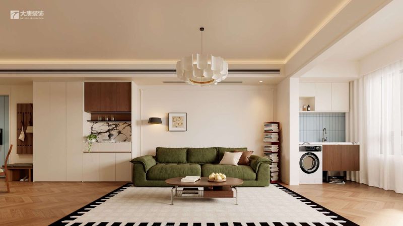 株洲装修设计：125㎡现代中古风装修，呼吸感的家 - 家居知识