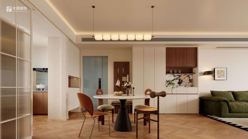 株洲装修设计：125㎡现代中古风装修，呼吸感的家 - 家居知识