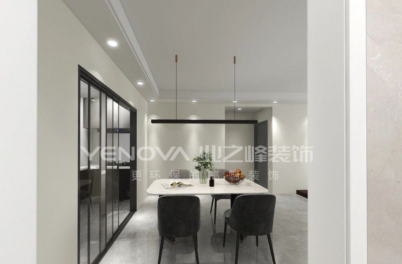 唐山水山金域蓝湾125平方米现代简约风格装修效果案例|业之峰装饰 - 家居知识