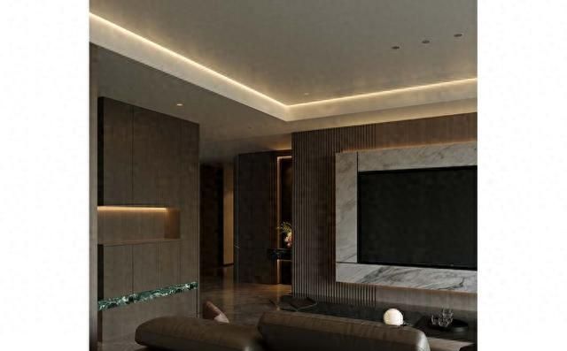 185㎡意式轻奢风，深灰+棕咖打造极致高级感