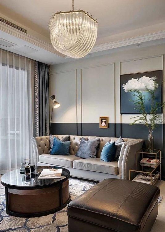 发现一85㎡美式轻奢风，那叫一个优雅高级，太有品味了，晒一晒 - 家居知识