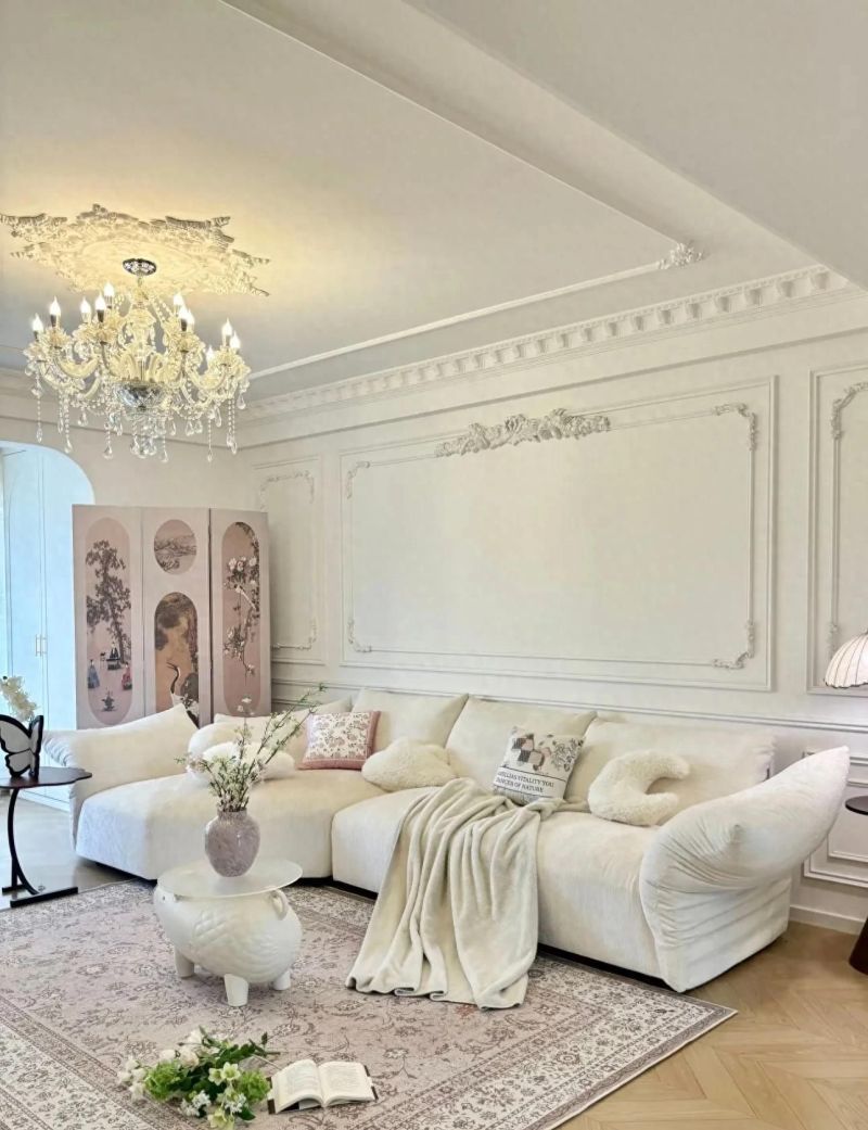 普通住宅变身法式庄园，奶油风装修案例赏析