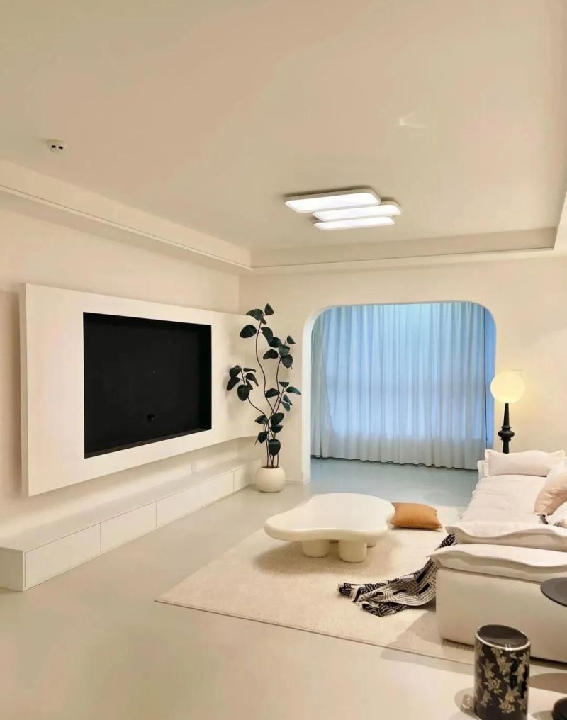 超显大的极简奶油风，装出了一种与世无争的真实感 - 家居知识