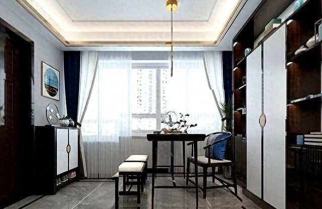 175㎡新中式客厅惊艳亮相，大气与韵味完美交融
