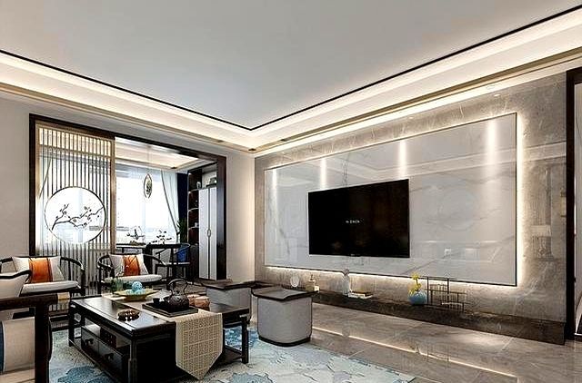 175平米的新中式风格，看到客厅后，被深深吸引，大气和韵味并存 - 家居知识