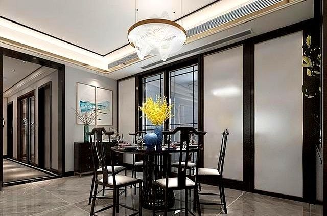 175平米的新中式风格，看到客厅后，被深深吸引，大气和韵味并存 - 家居知识