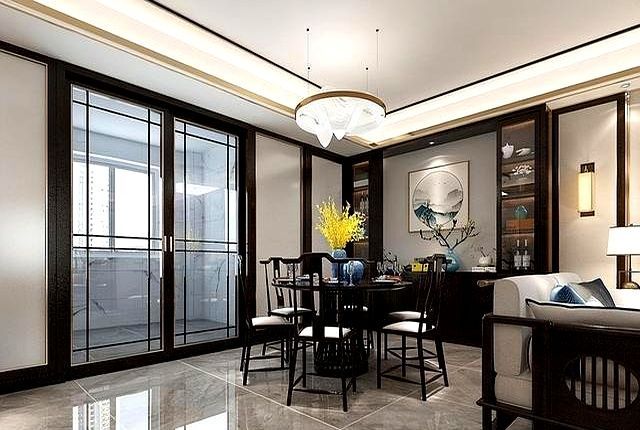 175平米的新中式风格，看到客厅后，被深深吸引，大气和韵味并存 - 家居知识