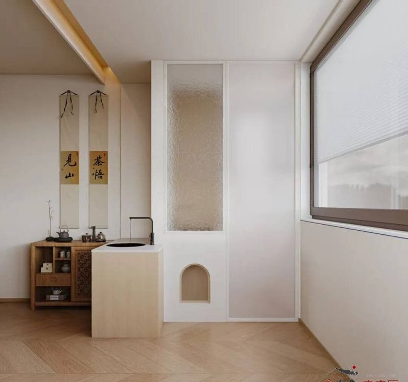 新中式融合极简风！太仓阳光北苑老房重新装修案例分享 - 家居知识