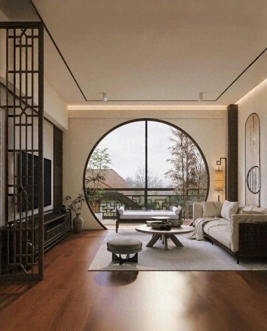 一女主晒出12年的新中式家，“不做传统电视墙的客厅”就涨粉5万 - 家居知识