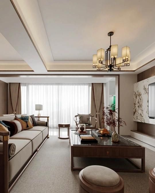 一女主晒出12年的新中式家，“不做传统电视墙的客厅”就涨粉5万 - 家居知识