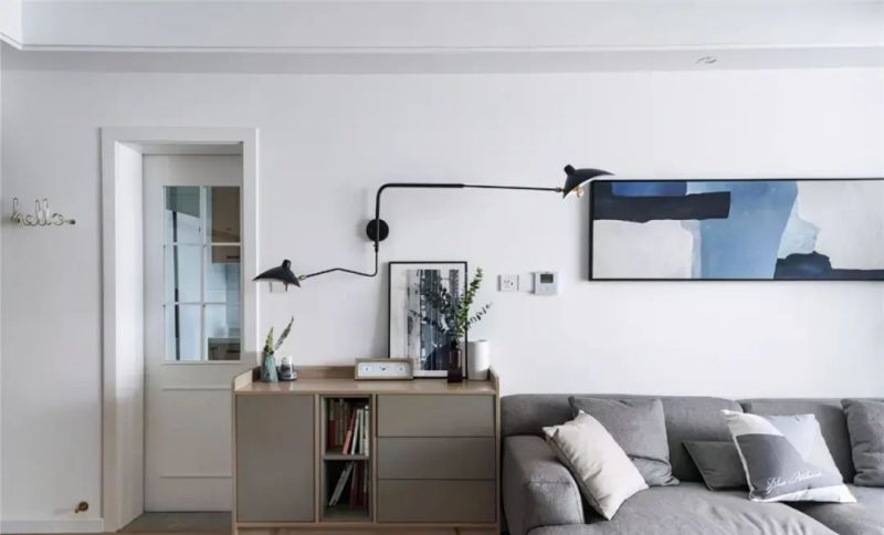 77㎡北欧风两居：软装焕新 + 蓝灰白配色，装出惬意自在的生活感 - 家居知识