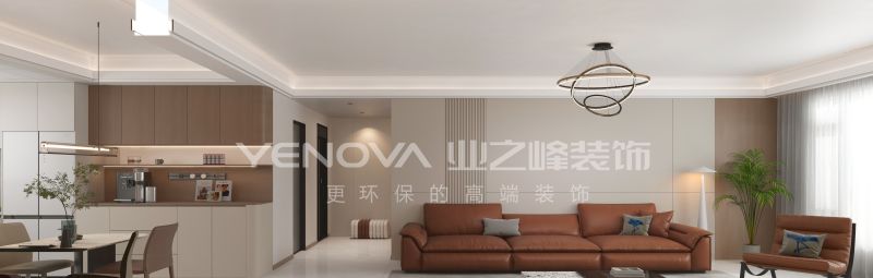 唐山金山壹号140平方米现代轻奢风格装修效果案例|业之峰装饰 - 家居知识