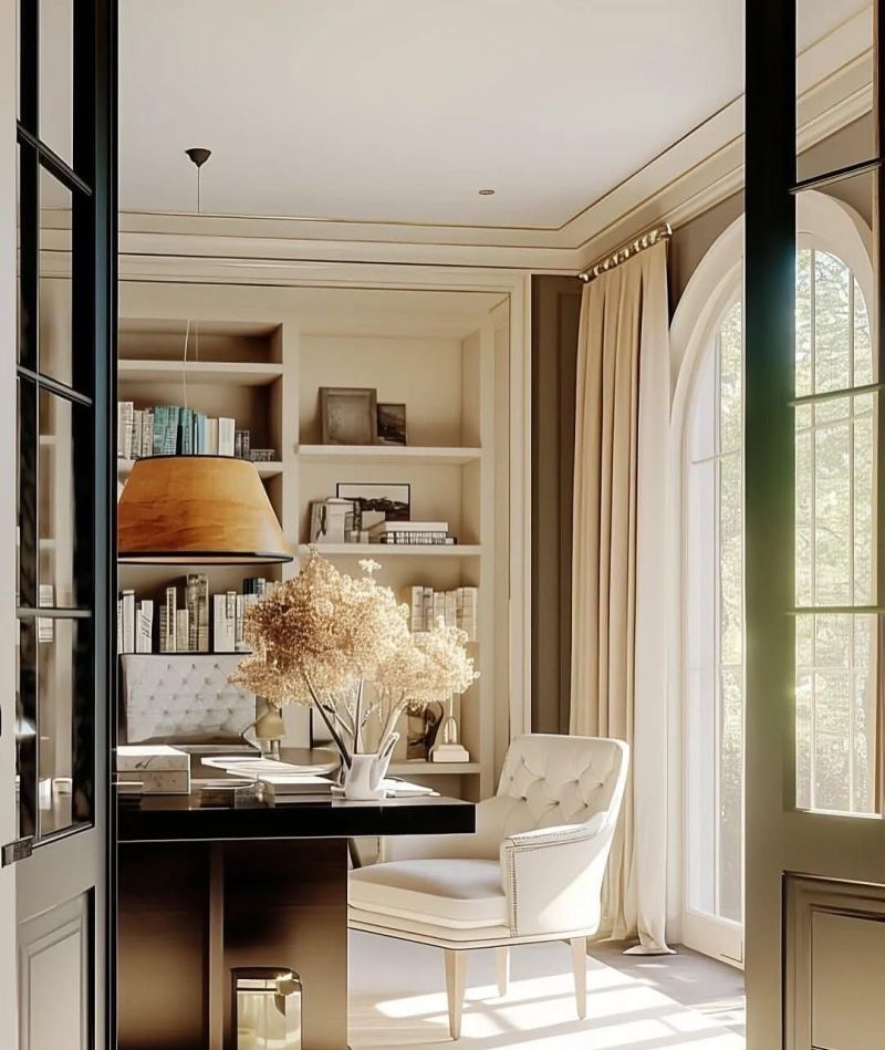 “现代轻奢揉着自然柔意” 的治愈美学，往那蜷着，时间都能慢半拍 - 家居知识