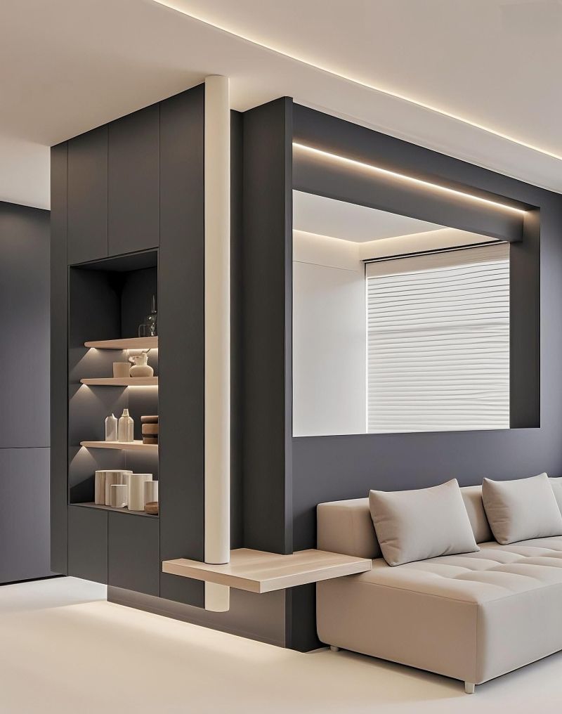 黑白灰经典色调，装完真的低调不了，意式极简的家就是好看和舒适 - 家居知识