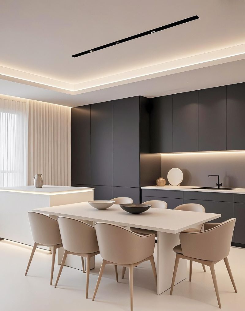 黑白灰经典色调，装完真的低调不了，意式极简的家就是好看和舒适 - 家居知识