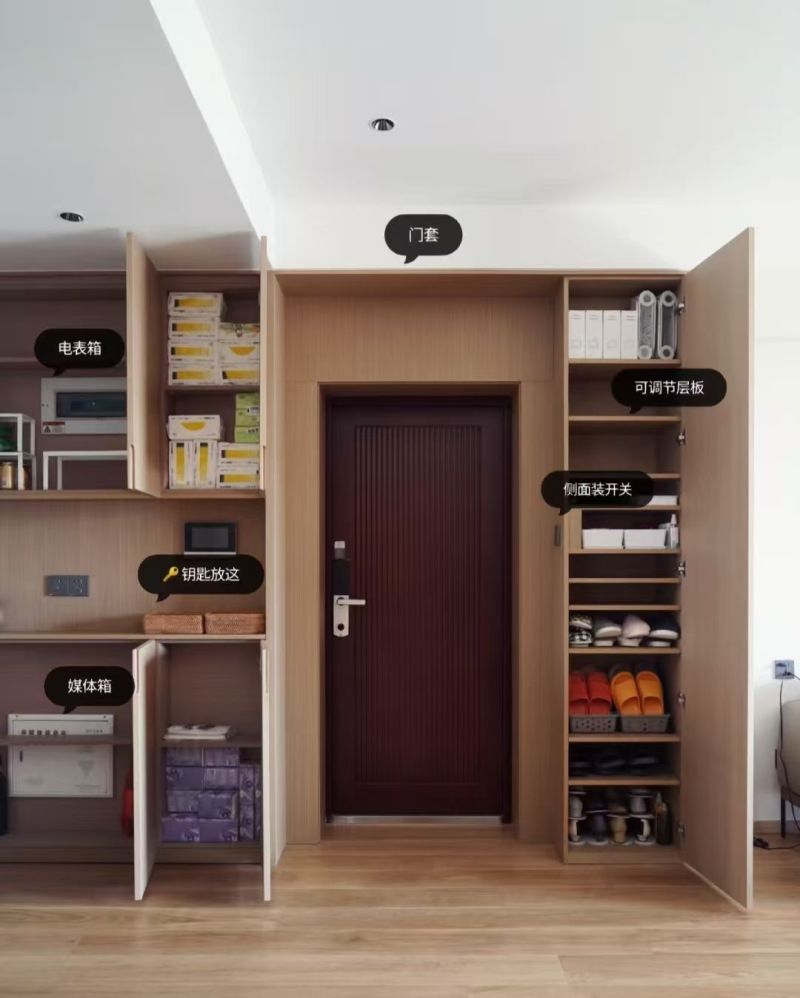 进门没有玄关的户型该怎么设计？看了网友家的设计后，果断抄作业 - 家居知识