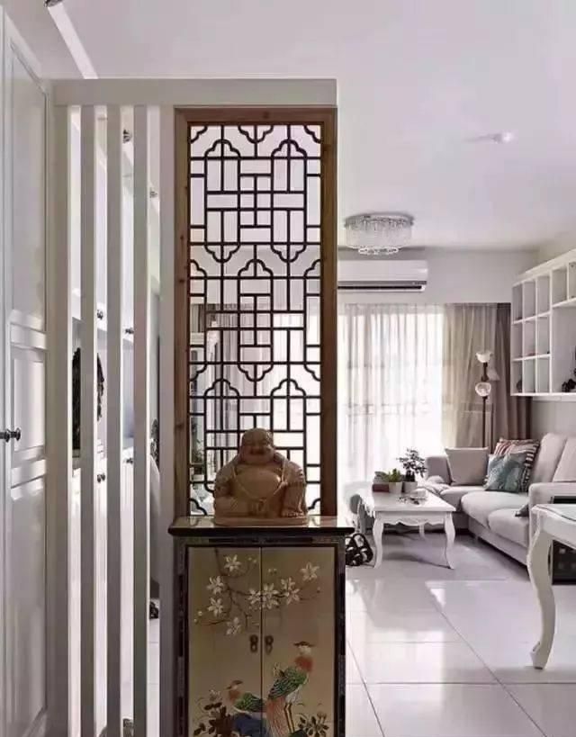 越来越多人入户玄关，装柜子隔断《镂空隔断，太漂亮实用了！ - 家居知识