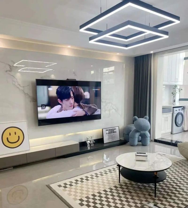 110㎡现代简约风案例：客厅电视墙人见人夸，每处细节都显大方 - 家居知识