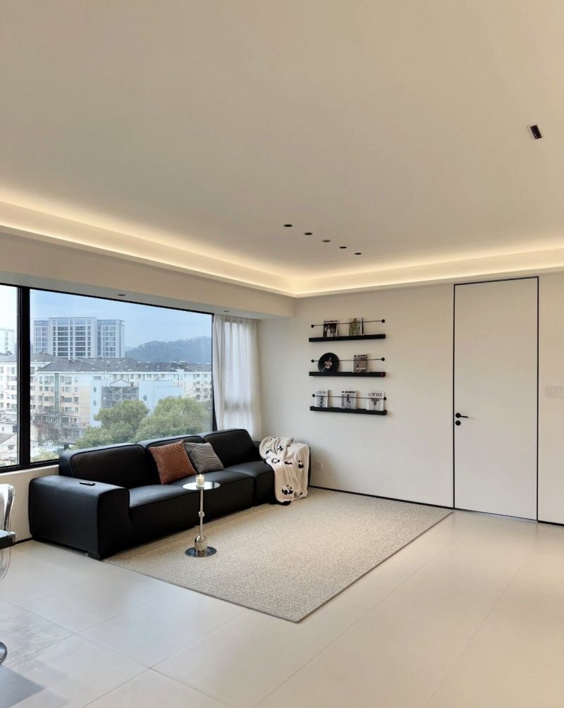 普通人抄作业！10w搞定110㎡黑白极简风小家，高级又实用，晒晒 - 家居知识