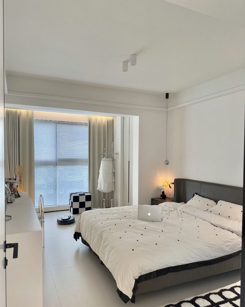 普通人抄作业！10w搞定110㎡黑白极简风小家，高级又实用，晒晒 - 家居知识