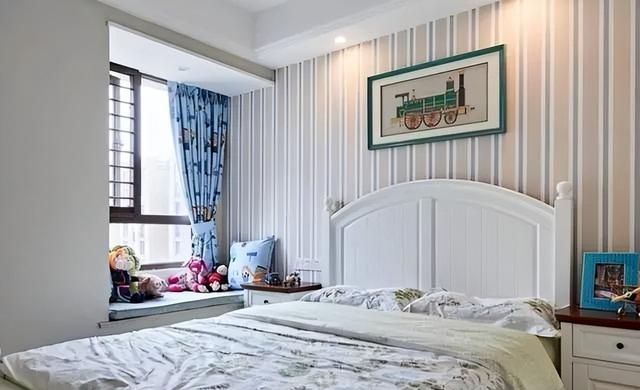 110㎡美式风装修案例：客厅美到惊艳，儿童房榻榻米实用又宽敞 - 家居知识