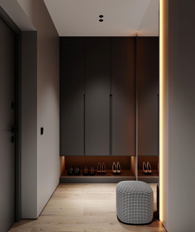 解锁鞋柜设计密码，色彩搭配让入户美到犯规 - 家居知识