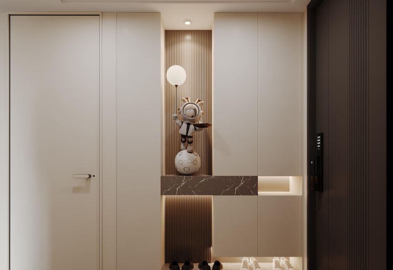 解锁鞋柜设计密码，色彩搭配让入户美到犯规 - 家居知识