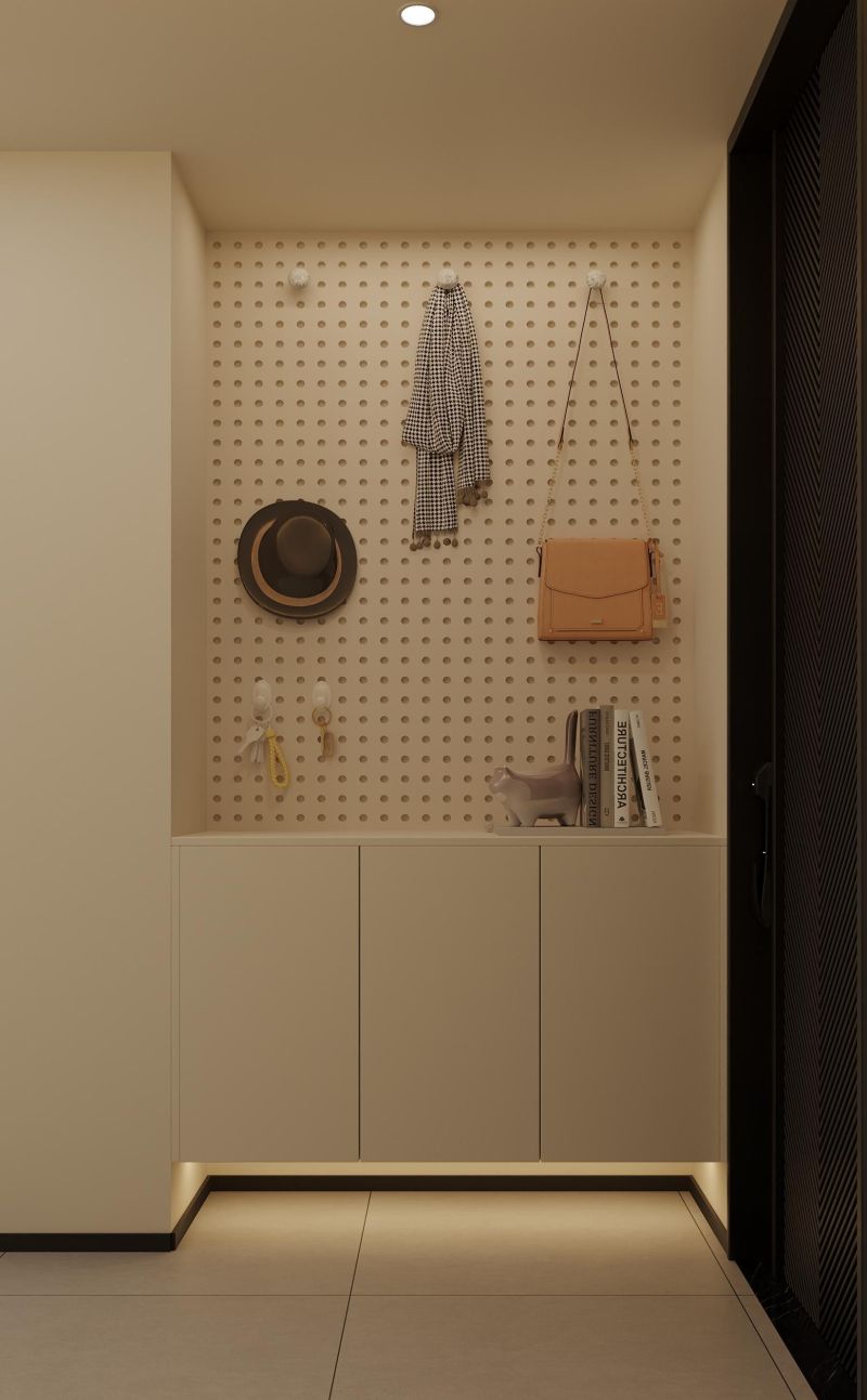 解锁鞋柜设计密码，色彩搭配让入户美到犯规 - 家居知识