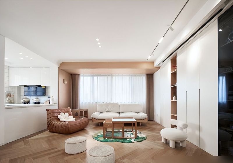 她晒出简约风美家，入住1年依旧干净整洁，窗明几净，看着好治愈 - 家居知识