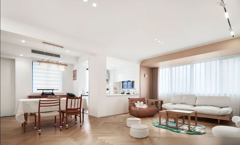 她晒出简约风美家，入住1年依旧干净整洁，窗明几净，看着好治愈 - 家居知识