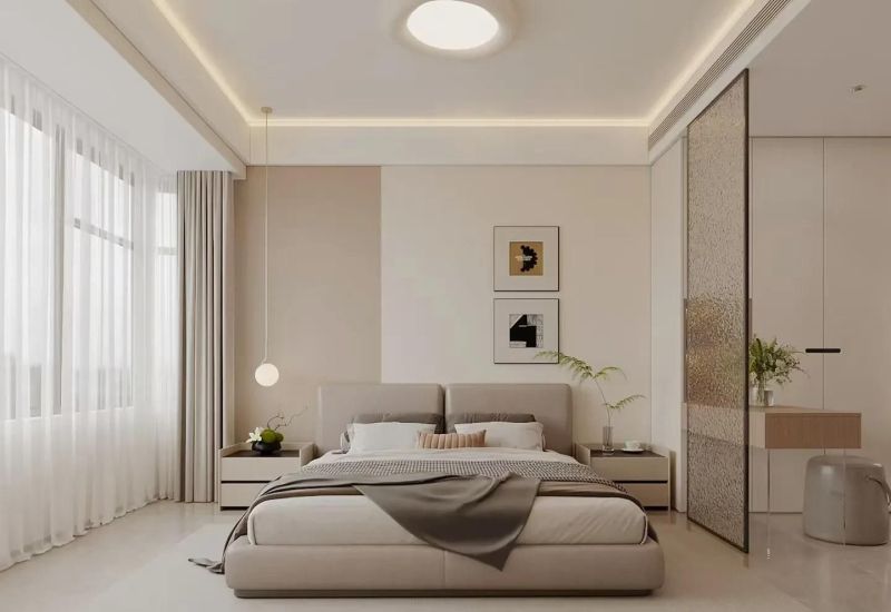 现代简约风格家装案例：暖色调营造舒适家居氛围 - 家居知识