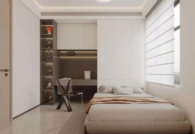 现代简约风格家装案例：暖色调营造舒适家居氛围 - 家居知识