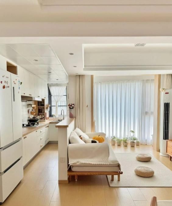 最不后悔的，就是把90平的小家装成了自己喜欢的原木奶油风！ - 家居知识