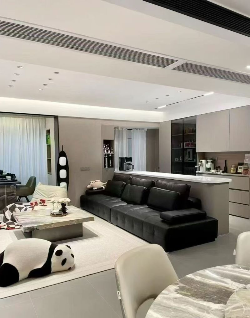 意式极简风完工实景曝光！低饱和配色+极简线条，打造高级感住宅 - 家居知识