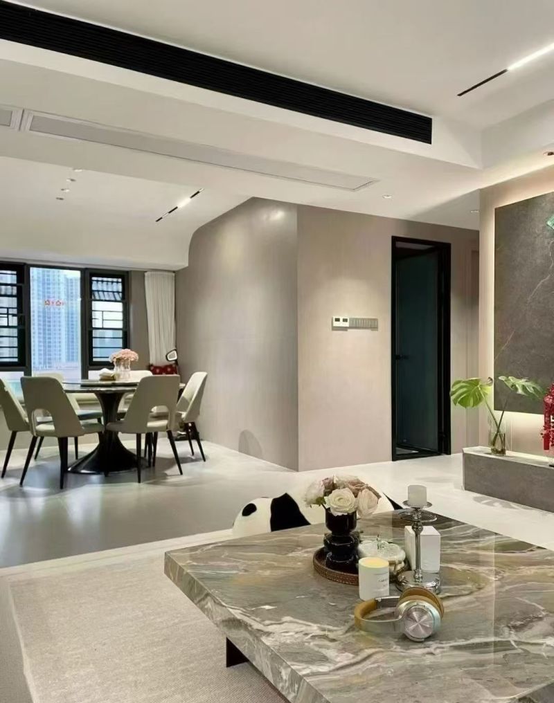 意式极简风完工实景曝光！低饱和配色+极简线条，打造高级感住宅 - 家居知识