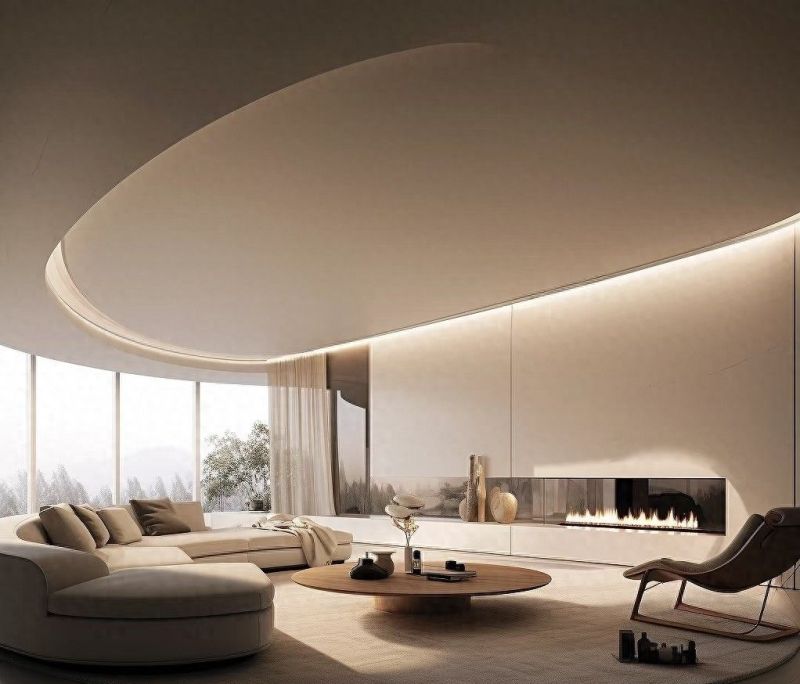 意式极简客厅，简约美学打造心灵留白空间