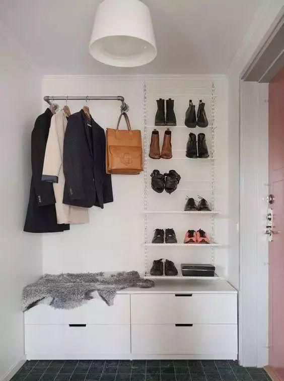 玄关改时尚衣帽间，这些人性化设计方案，你家也可以有！ - 家居知识