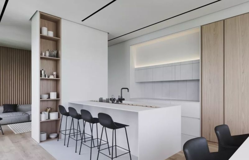 120㎡现代极简风案例：简洁中藏优雅，每处设计都显高档感 - 家居知识