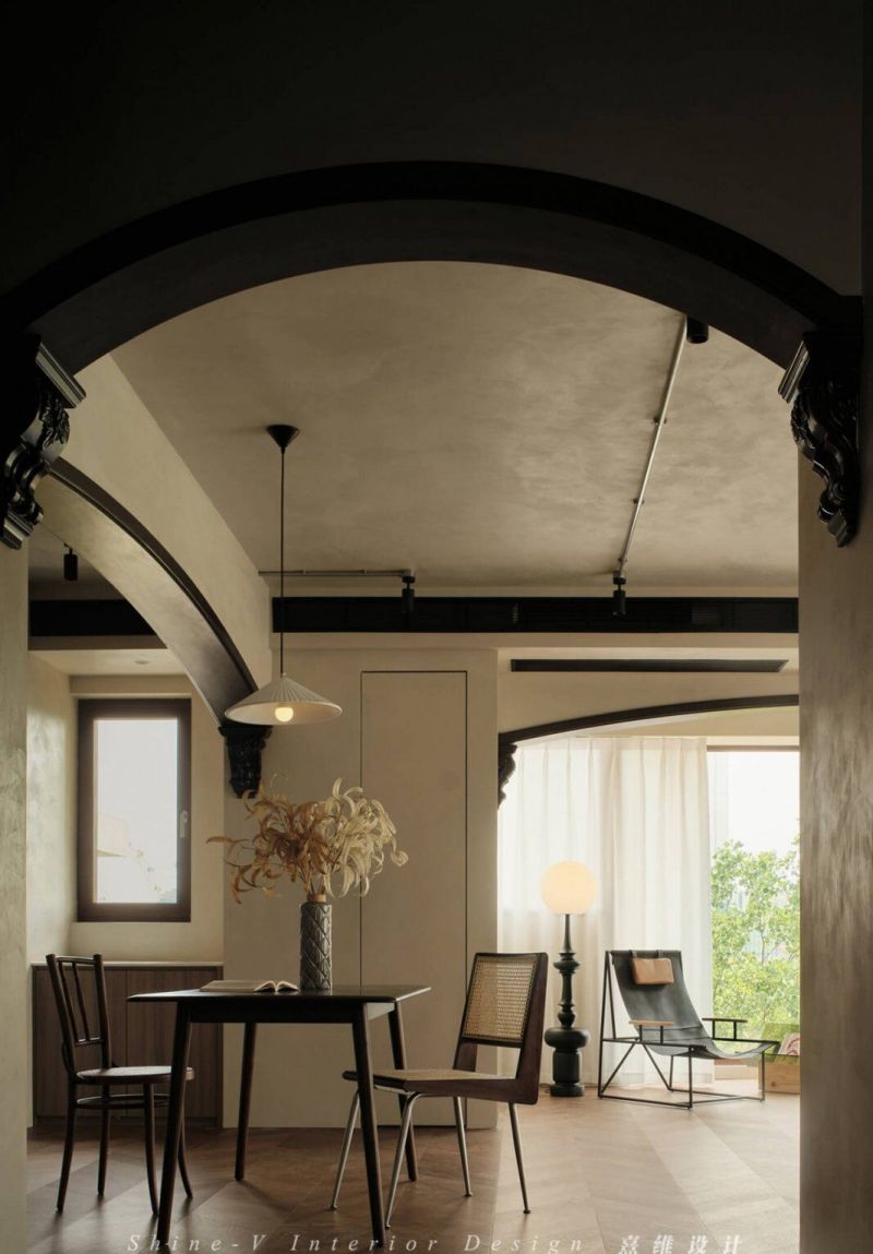 140㎡现代杂糅侘寂，优雅复古 | - 家居知识