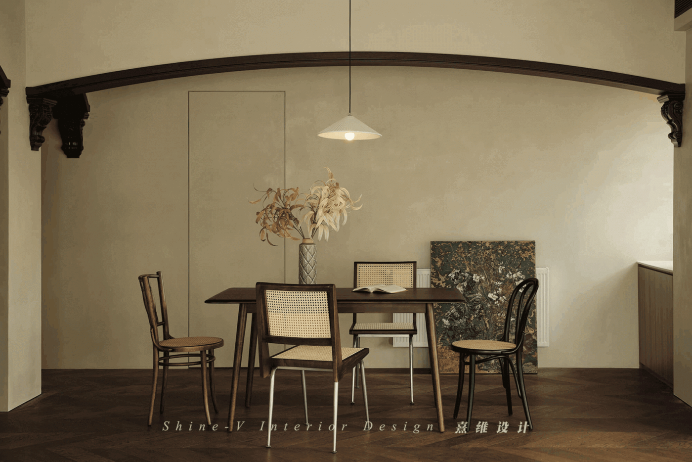 140㎡现代杂糅侘寂，优雅复古 | - 家居知识