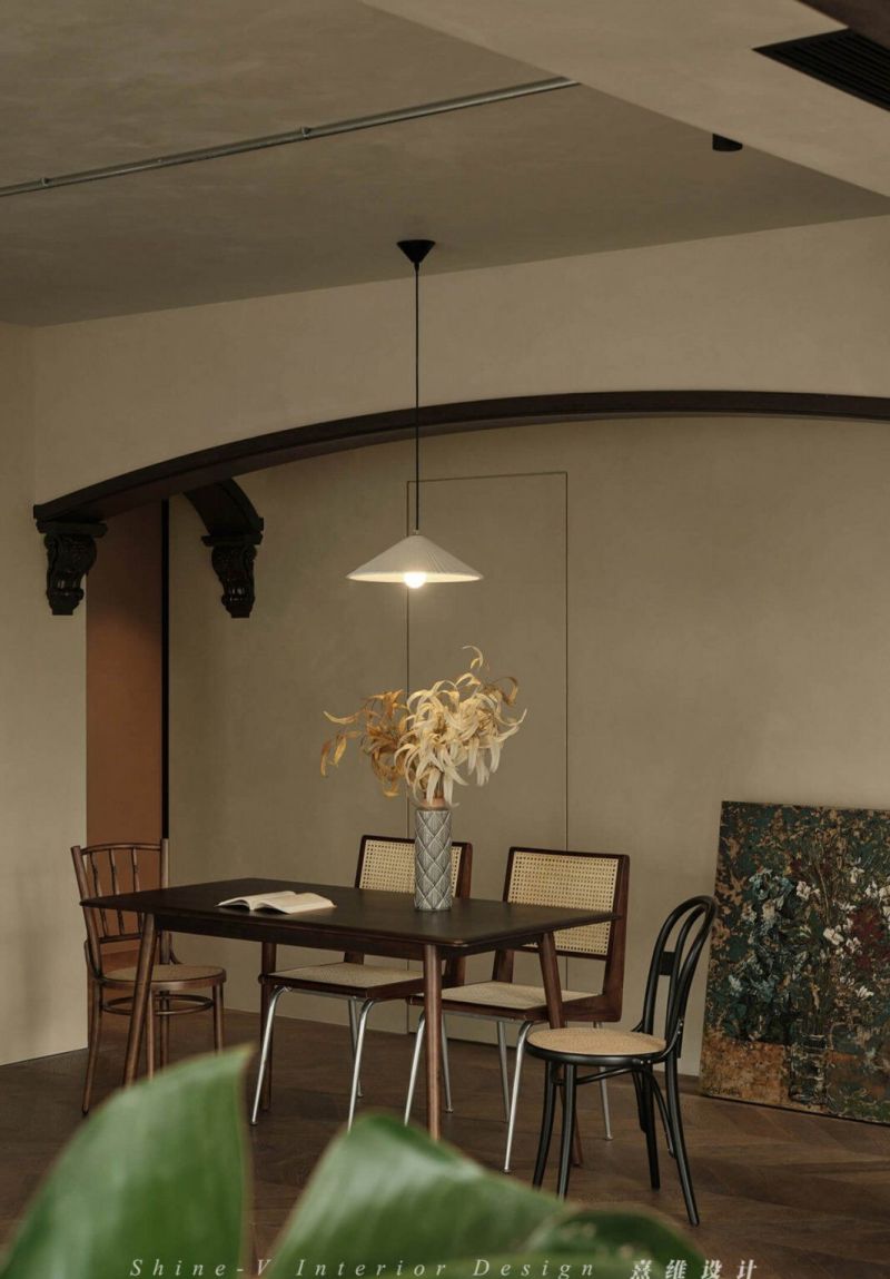 140㎡现代杂糅侘寂，优雅复古 | - 家居知识