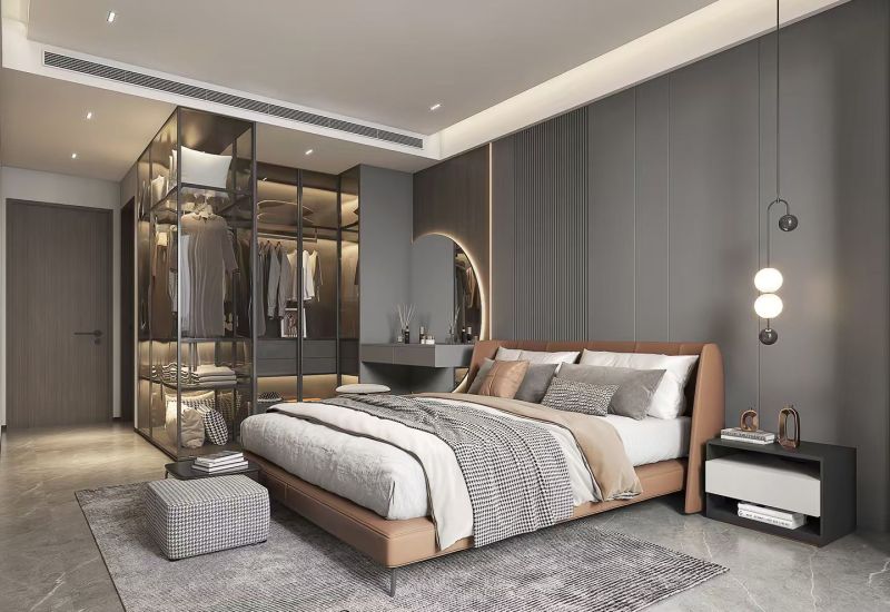 现代轻奢风全屋实景曝光！6大空间打造高级感住宅 - 家居知识