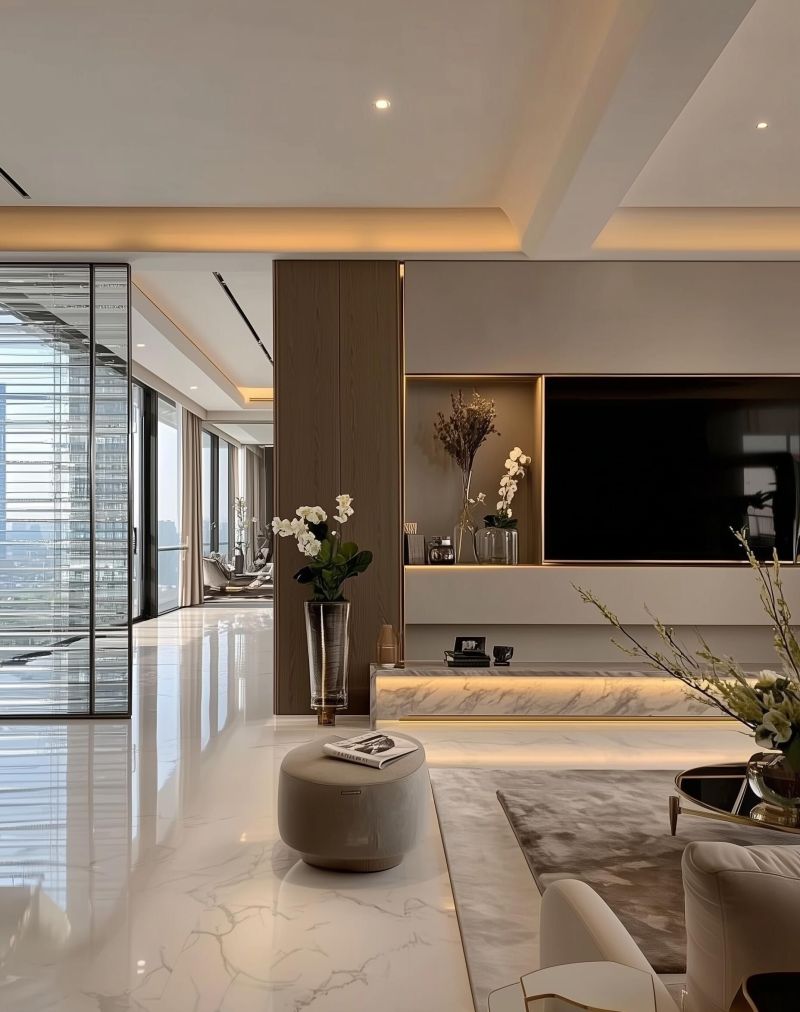 邻居都懵了！都是平层，意式轻奢风这么显大还这么懂格调！ - 家居知识