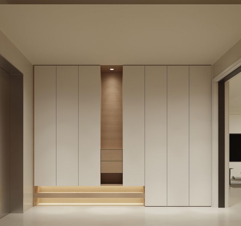 意式极简控必看!10款绝美玄关鞋柜设计。 - 家居知识