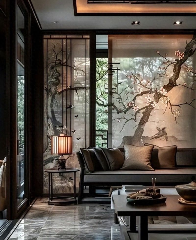 新中式客厅设计走红网络，简洁耐看获赞有品位